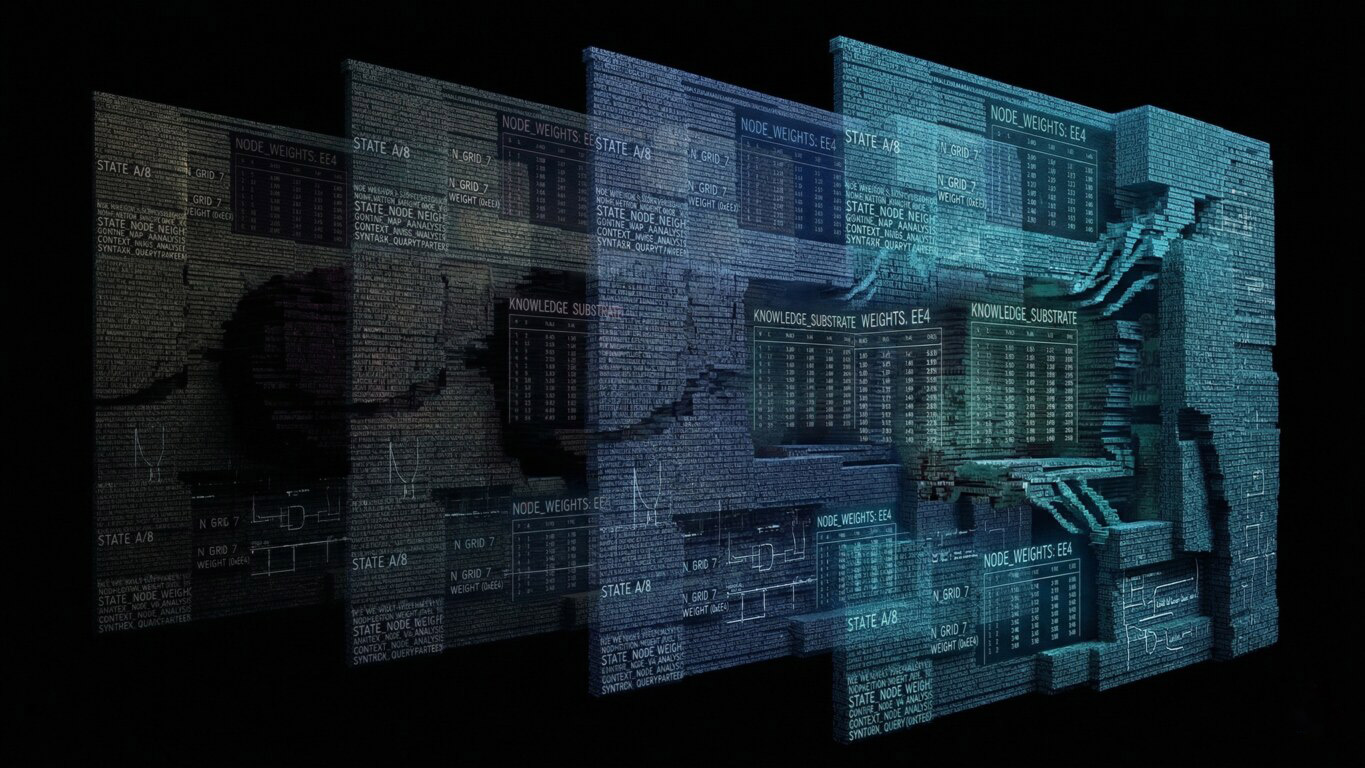 Wide technical graph connecting corpus, data, and system structures